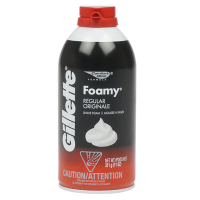 gillette original shave foam- 11oz -- 12 per case
