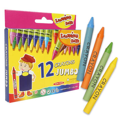 12 piece jumbo learning days crayons -- 48 per case