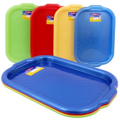imperial plastics 19.5in serving tray - asst -- 36 per case