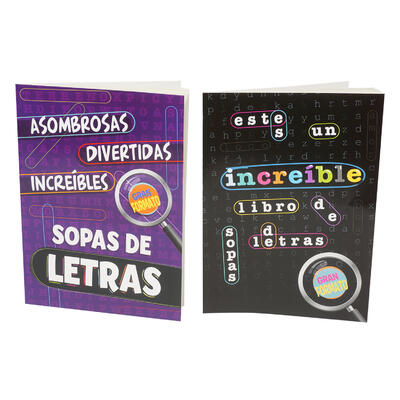 80 page find a word spanish workbook -- 48 per case