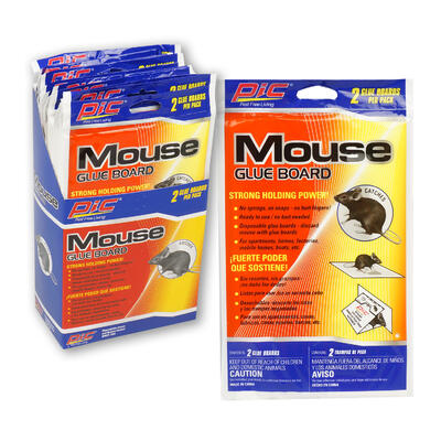 2 pack pic mouse glue board -- 24 per case