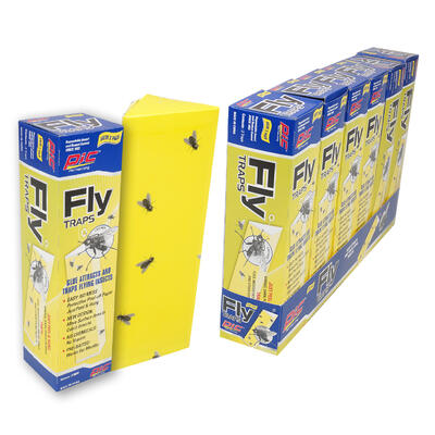 pic glue hanging fly traps 2 pack -- 6 per case