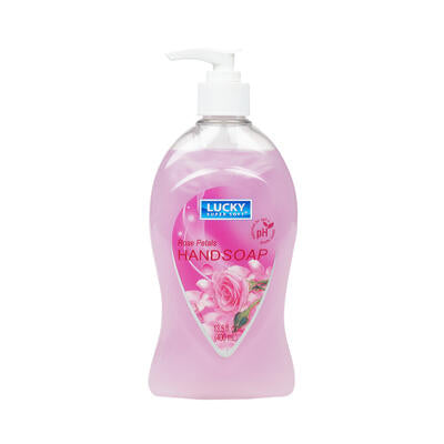lucky super soft rose petals hand soap - 13.5oz -- 12 per case