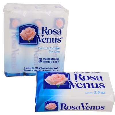 rosa venus soap bar 3-pack - 3.5oz -- 20 per case