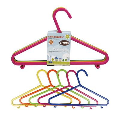10 piece colorful baby hangers -- 24 per case