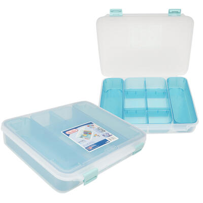 sterilite 13-3 8in 8- section storage case -- 6 per case