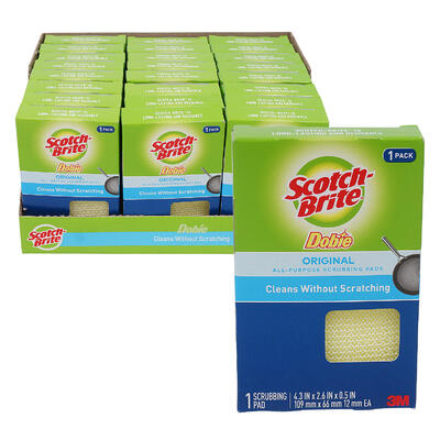 scotch brite dobie pad scourer -- 24 per case