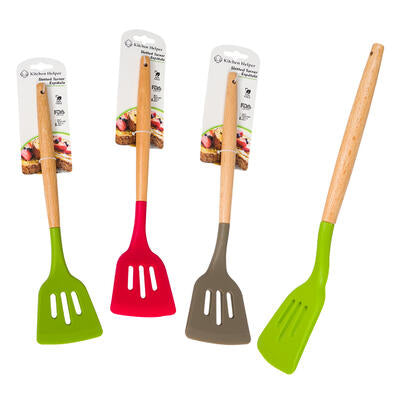 slotted turner- 3 assorted colors -- 48 per case
