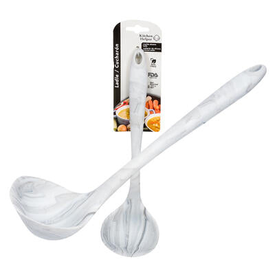 mr. handy ladle- marble white -- 48 per case