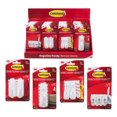 everyday hooks- command- assortments -- 27 per case