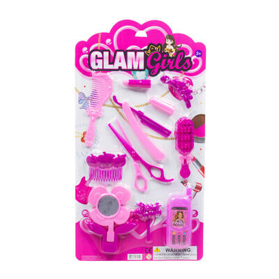 10 piece beauty salon playset- pink -- 24 per case