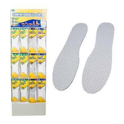 1 pair comfort insoles- assorted -- 72 per case