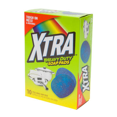 10ct xtra heavy duty soap pads -- 24 per case