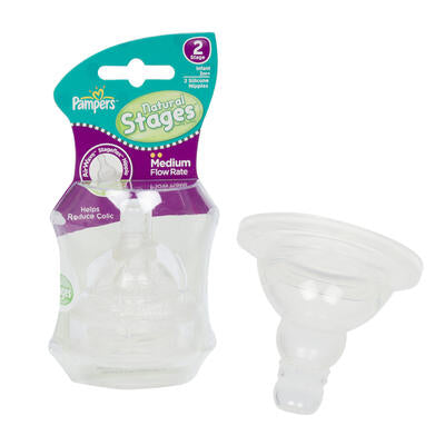 pampers stage 2 baby nipple -- 24 per case