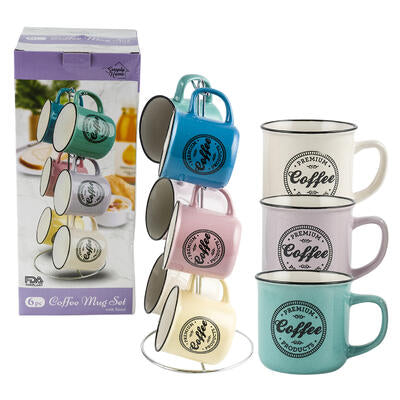 sesame glaze mugs - 6pc set - 11oz - -- 6 per case