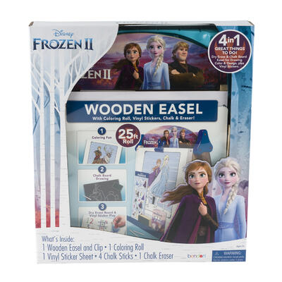 disney frozen 2 4-in-1 chalk/dry erase board -- 4 per case