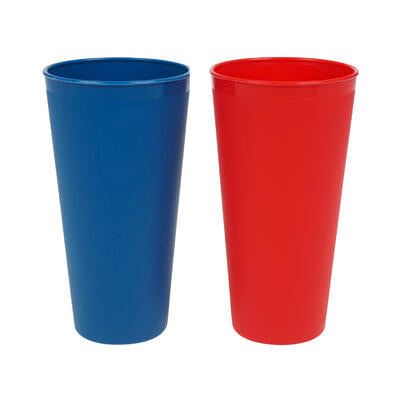 plastic tumblers 30oz - assorted colors - 12 case -- 12 per case