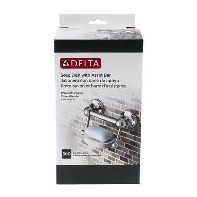 delta soap dishes with assist bars -- 3 per case
