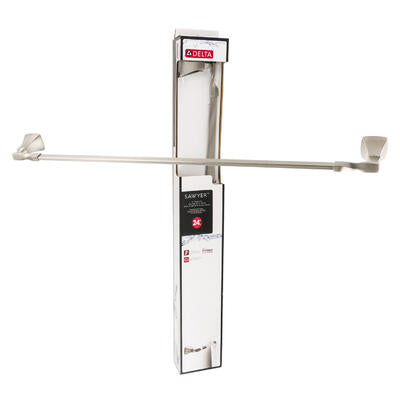 sawyer satin nickel towel bar - 24 inch - - -- 3 per case