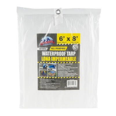 heavy duty waterproof tarp 6x8 - - -- 25 per case