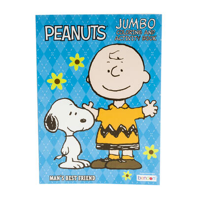 peanuts jumbo coloring and activity book - 80pg - -- 24 per case