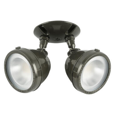 led dual spotlights - bronze -- 4 per case
