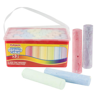 sidewalk chalk 52ct - playskool - - -- 8 per case