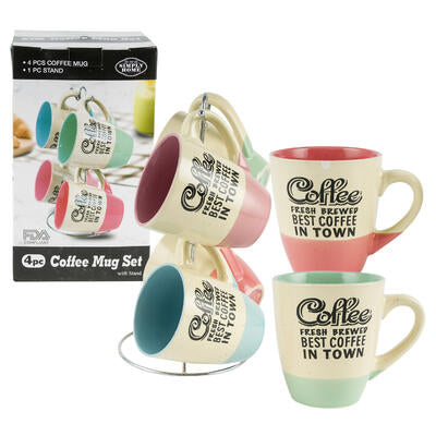 4pc 2- tone mug- 11oz- -- 8 per case