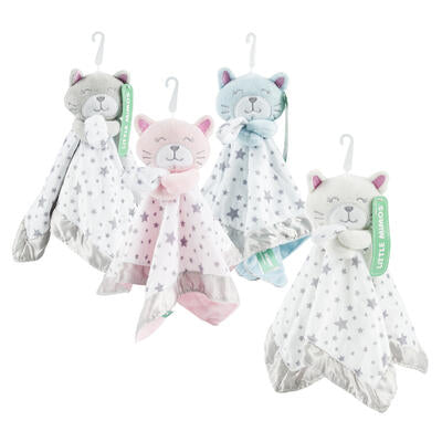 little mimos kitty security blankets - 4 assortments -- 12 per case