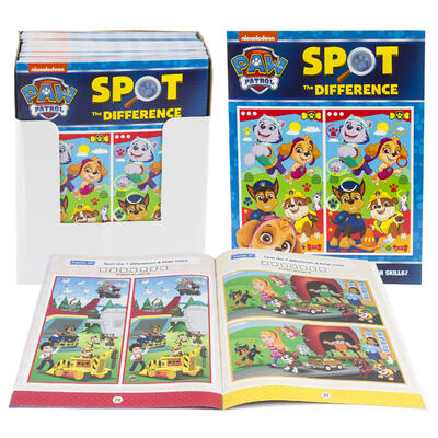 paw patrol spot the difference activity book - - -- 48 per case