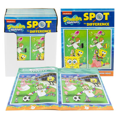 spongebob squarepants spot the difference book -- 48 per case