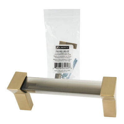 modern prism pulls - 3 inch - bulk hardware -- 12 per box