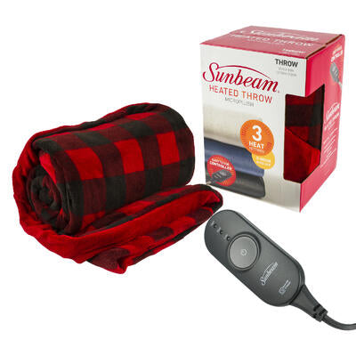 sunbeam heated throw- 50x60 - - -- 2 per case