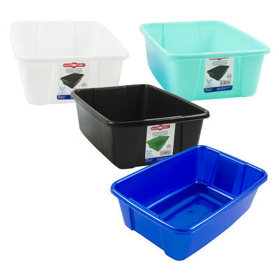 imperial plastics dish pan - 9qt - 4 assorted colors -- 36 per case