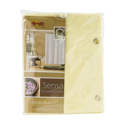 cream shower curtain 70x72 - bulk -- 24 per case