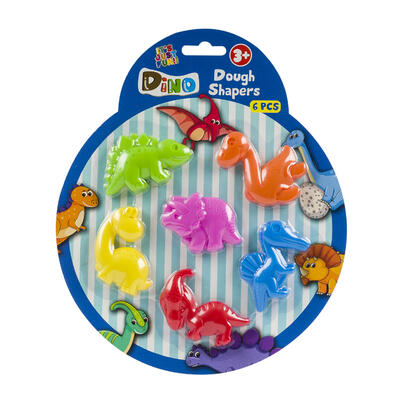 dinosaur clay molds - 6pc set -- 48 per case