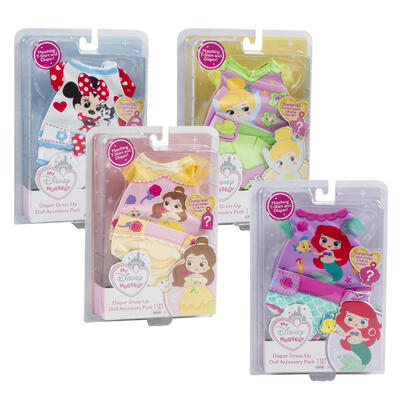 disney diaper dress-up doll accessory pack -- 4 per case