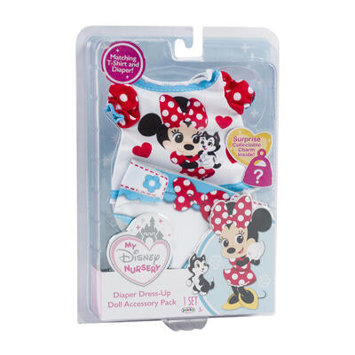 minnie mouse diaper dress-up doll accessory pack -- 4 per case