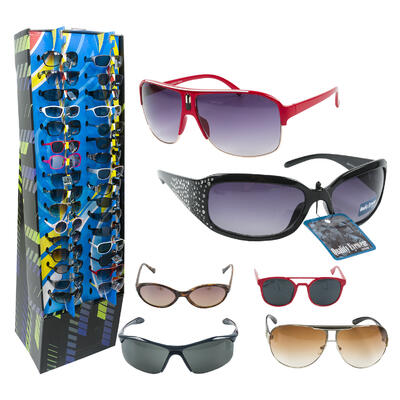 bulk adult sunglasses - assorted colors -- 300 per case