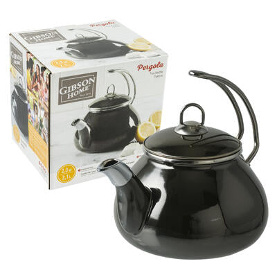 gibson 2.3qt tea kettle - stainless steel - -- 1 per case