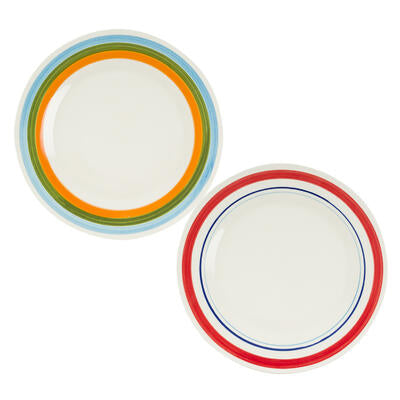 porcelain plates 10.5 - 2 assortments -- 36 per case