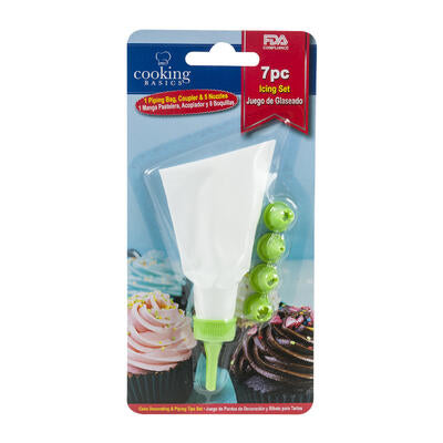cake decoration set - 7pc - 8.7in -- 48 per case