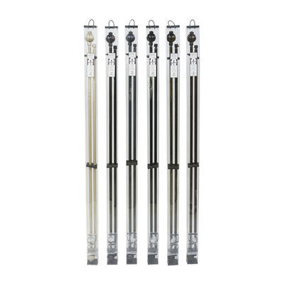 double clove curtain rod- 84-120 - 6 assortments -- 12 per case