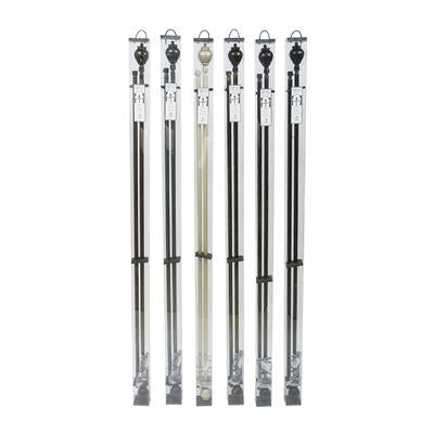 double pawn curtain rod- 84-120 - 6 assortments -- 12 per case