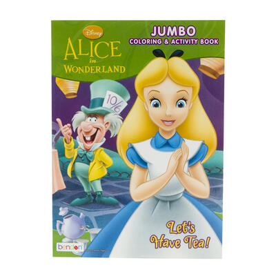 alice in wonderland coloring activity book - 80 pages -- 24 per case