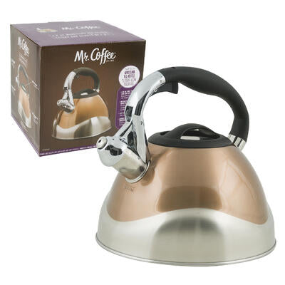 mr. coffee stainless steel tea kettle - 2.5qt -- 4 per case