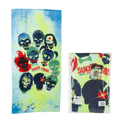 suicide squad beach towels - 58x28 -- 24 per case