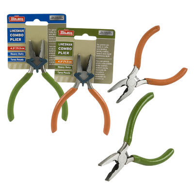 combination pliers - 4.5 - assorted colors -- 48 per case