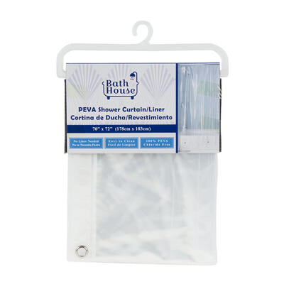 shower curtain liners - 72x72 -- 24 per case