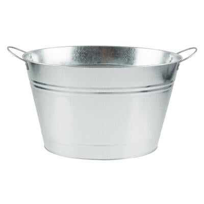 8.45 gallon tin ice buckets -- 6 per case